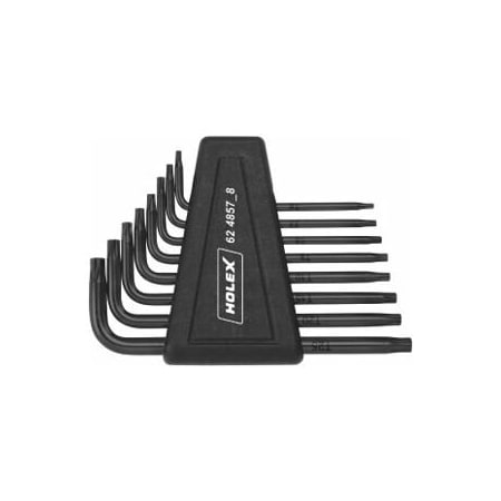 Holex Torx L-Key Set, 8 Pc, TX6 - TX25 624857 8